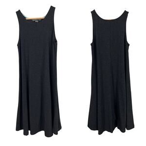 FREE FLY Women's XS Black Heather‎ Bamboo Blend Sleeveless Stretch Casual Dress